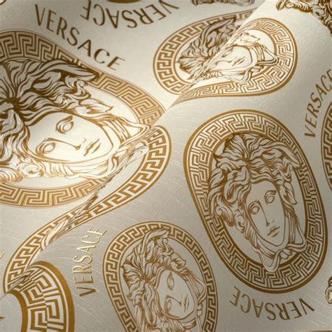 carta da parati versace medusa|Carta da parati .